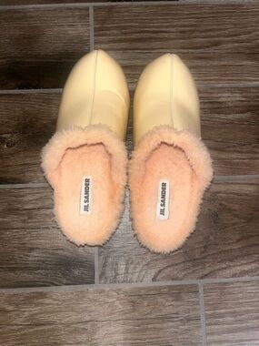 Jil Sander women’s  Shearling lined clogs